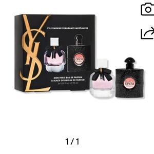 Yves Saint Laurent Fragrance Duo with Gold Accents